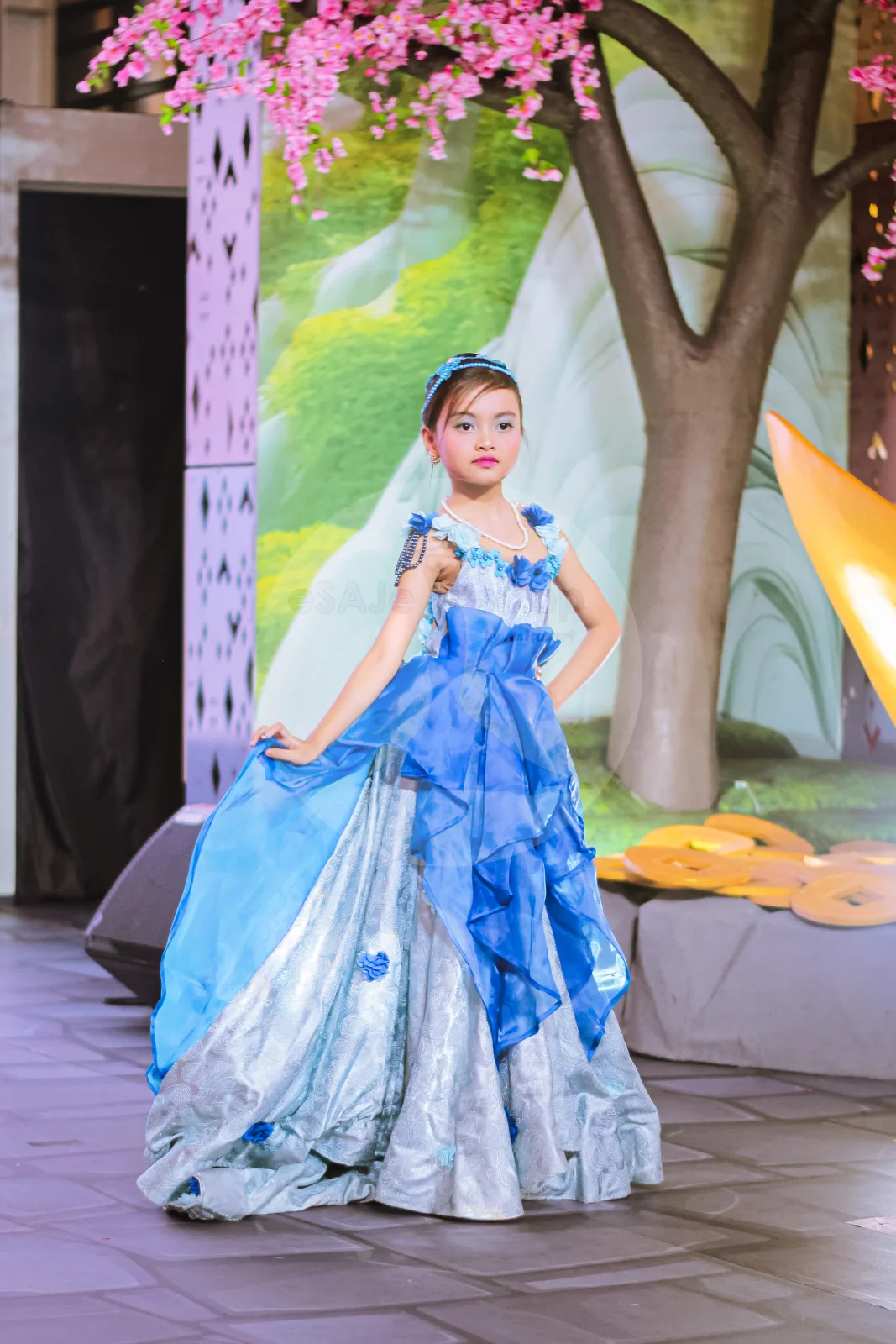 Gaun Pesta Princess Anak Megah Seri A